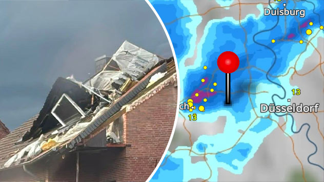 WetterRadar Tornado Korschenbroich