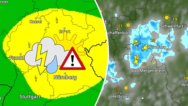 Am Dienstagnachmittag sind einzelne kräftige Gewitter unterwegs.