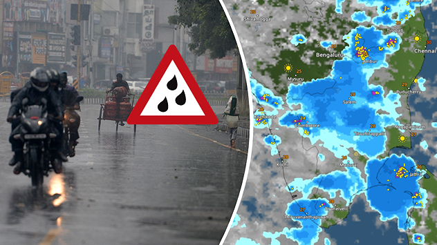 Northeast monsoon brings in heavy rain to Tamil Nadu