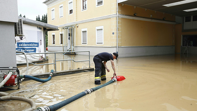 Unwetter in Österreich