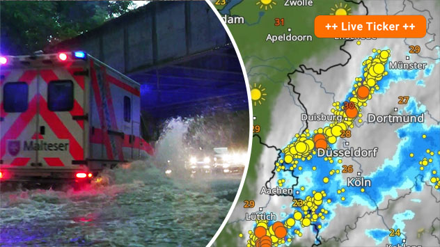 Alle Infos zu Unwetterlage