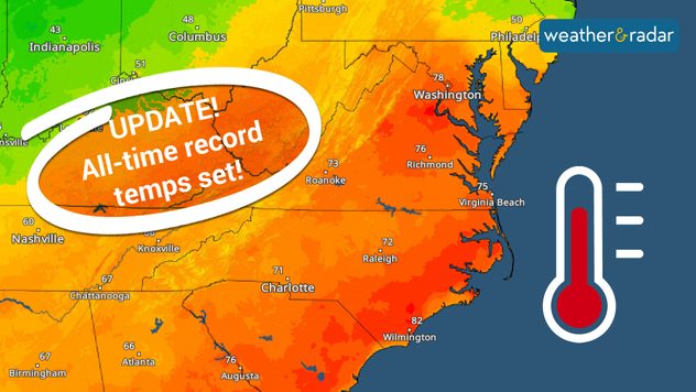 All-time record highs for January have been set.