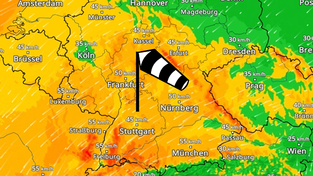 WindRadar für Heiligabend