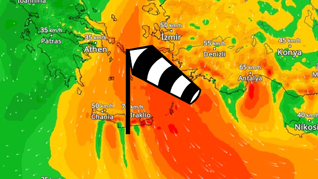 WindRadar Griechenland