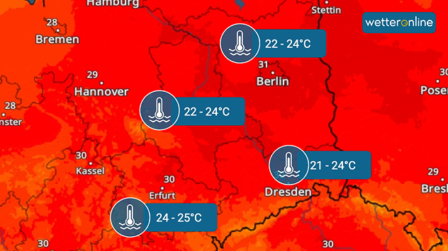 So warm sind die Badeseen in deiner Umgebung
