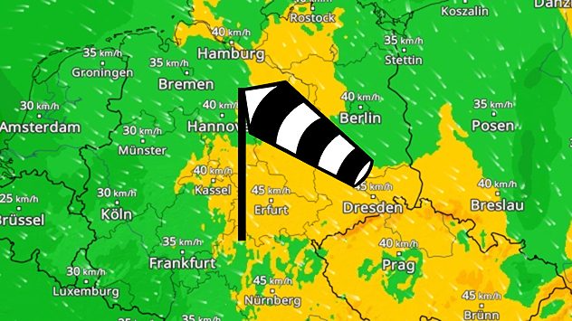 WindRadar Mittwoch Osten