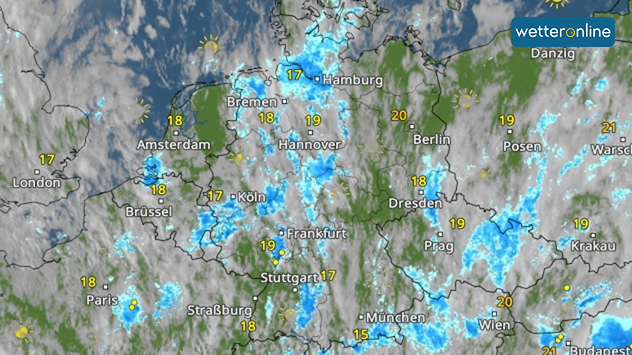 WetterRadar Schauer 