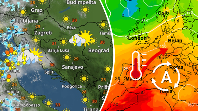 Sunčana subota. Sutra stižu pljuskovi