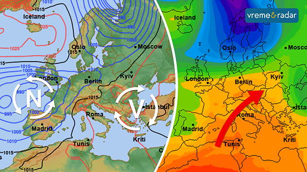 Priliv toplog vazduha