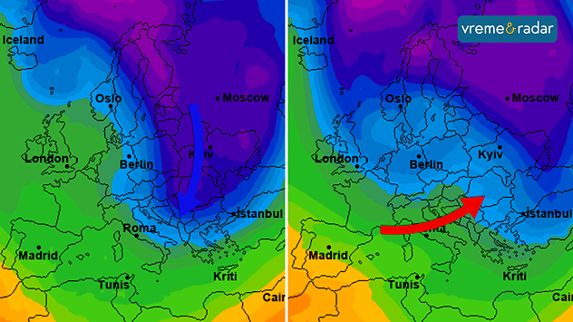 Hladno, pa malo toplije