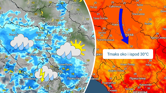 Padavine i svežije vreme