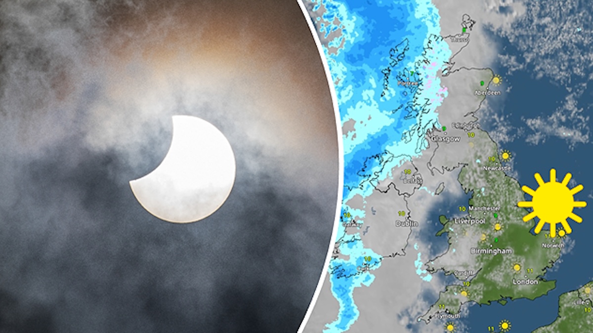 Mixed viewing conditions: Partial solar eclipse set for Saturday ...
