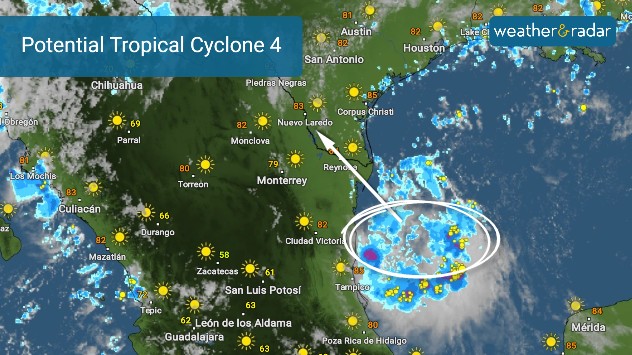 Potential Tropical Cyclone 4 threatens southern Texas and Mexico, flash ...