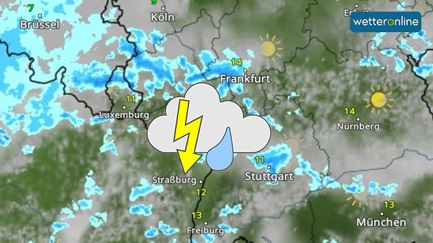 WetterRadar Dienstag