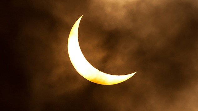 Las nubes podrían entorpecer la visión del eclipse. 