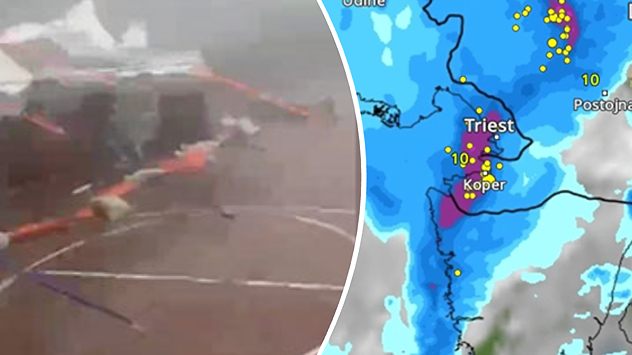 WetterRadar Italien Gewitter