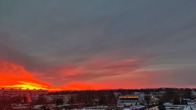 Sonnenaufgang Wolfsburg