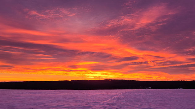 Sonnenaufgang Schleiz