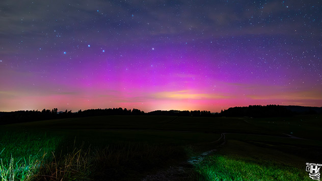 Polarlicht Bayern
