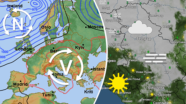 Stabilno, ali i tmurno vreme