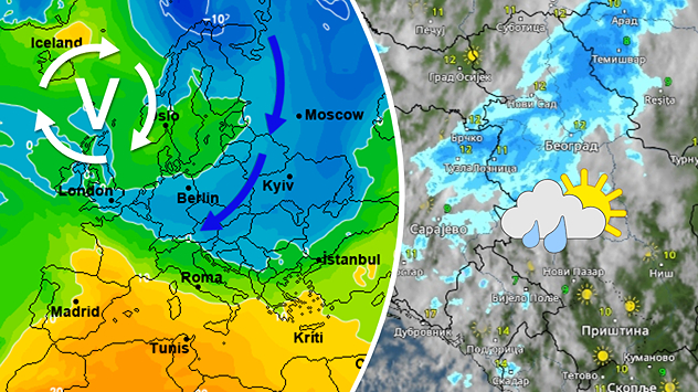 Promena vremena od ponedeljka