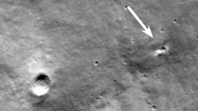 Einschlagskrater Luna-25