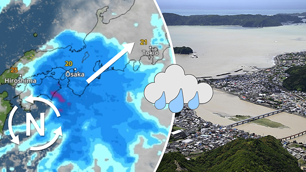 Obilne kiše i poplave u Japanu