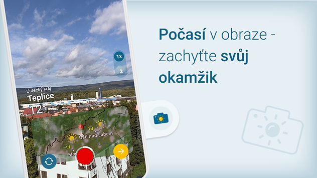 Sdílejte svůj okamžik – nová funkce aplikace Počasí & Radar
