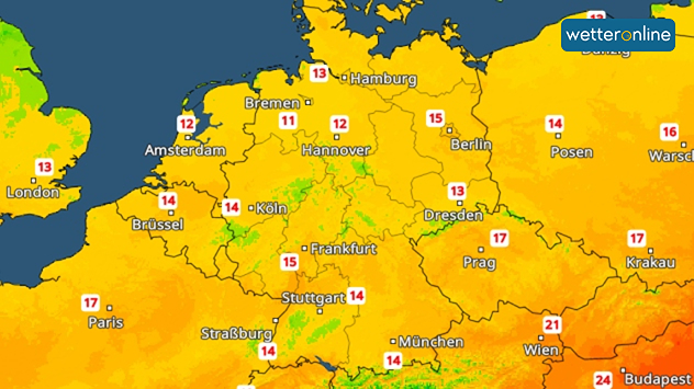 TemperaturRadar Sonntag