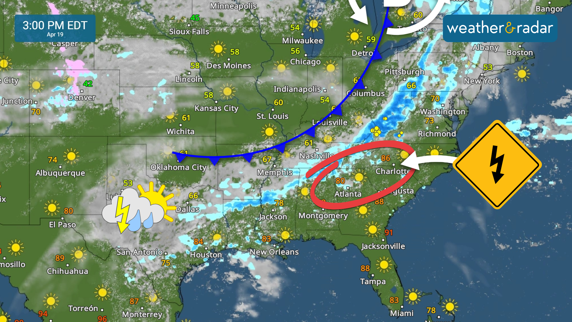 Much better end to the week: strong to severe scattered storms ...
