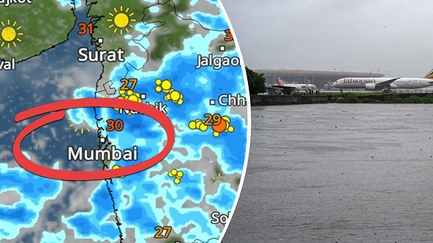 The Southwest Monsoon has finally arrived in Mumbai, nearly 13 days later than its normal onset date, bringing torrential rain across the city and suburbs.