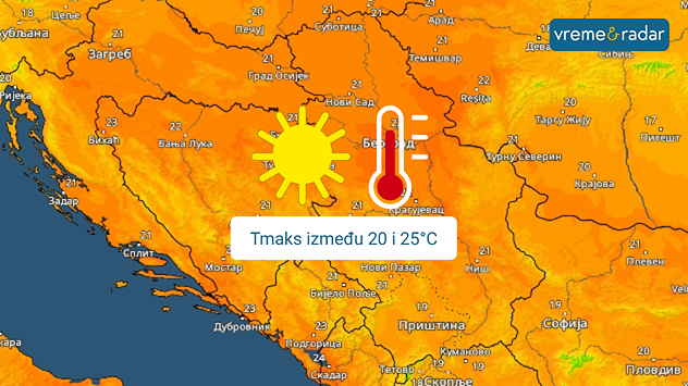 Suvo i toplo za vikend