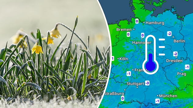 Der Gründonnerstag beschert uns den kältesten Morgen der Vorosterwoche.