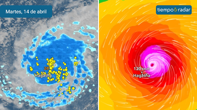 Fuertes lluvias y tormentas acompañan al huracán, que podría pasar rozando las islas o golpearlas directamente.