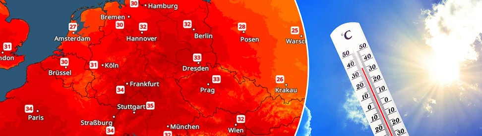 Sonntag wird es fast im ganzen Land richtig heiß.