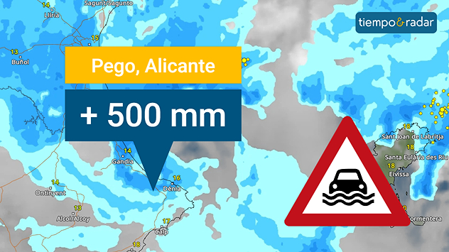 Se están produciendo inundaciones en algunas zonas de la Comunidad Valenciana.
