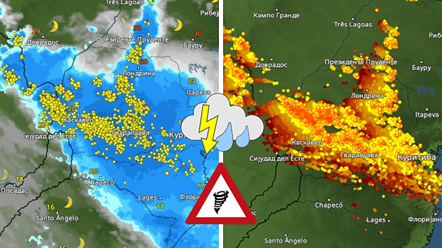 Oluje i tornado u Brazilu