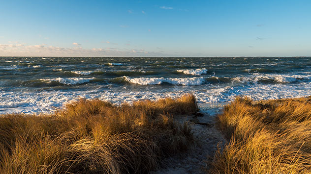 Sturmflut an der Ostsee
