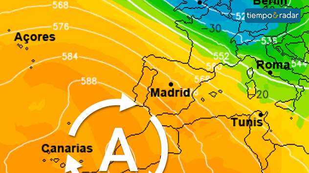ras la borrasca Oriana… llegan las altas presiones y suben las temperaturas