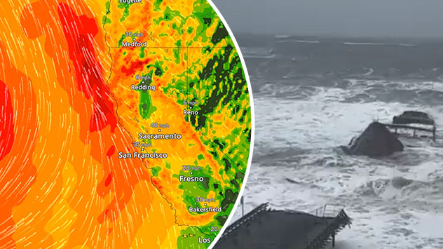 First storm hit California: More rain, Sierra snow expected through ...