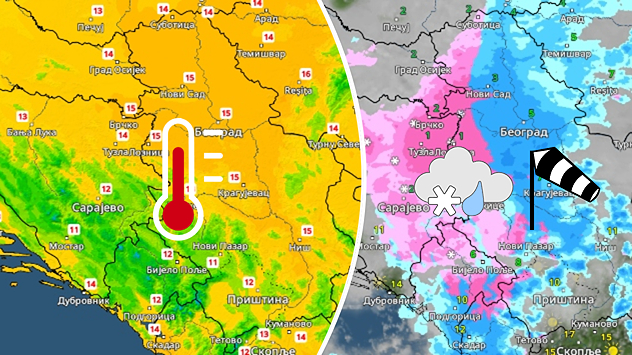 Toplo, pa jača promena vremena