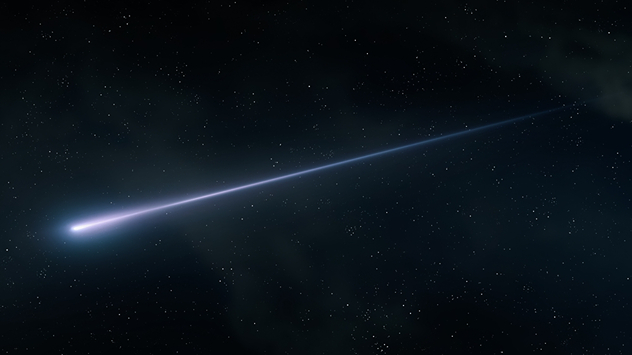 Meteor na nebu