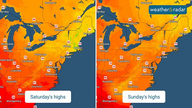 Mild weekend ahead