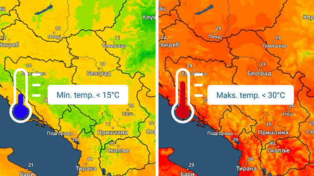 Jutarnja i dnevna temperatura