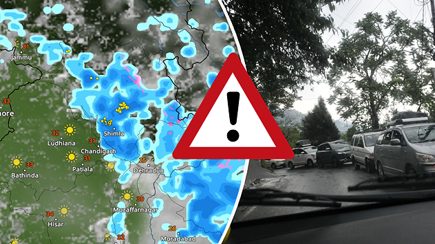 Heavy rains hit Uttarakhand and Himachal Pradesh, triggering flash floods, landslides, and massive destruction. Several areas face road blockages, property damage, and rescue operations are underway.