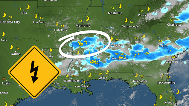 Large hail possible - Severe storms target Deep South – Weather News