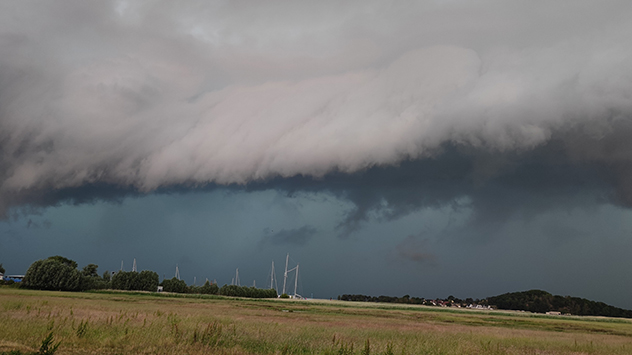Aufziehendes Gewitter auf Rügen