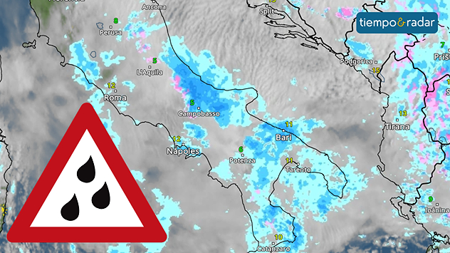 Al mismo tiempo, en las zonas más altas de los Apeninos está nevando de forma inusual para esta época del año.&nbsp;