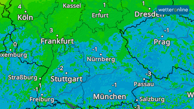 TemperaturRadar Tiefstwerte