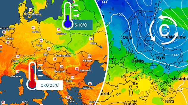 Sunčani vikend, lokalno oko 25°C